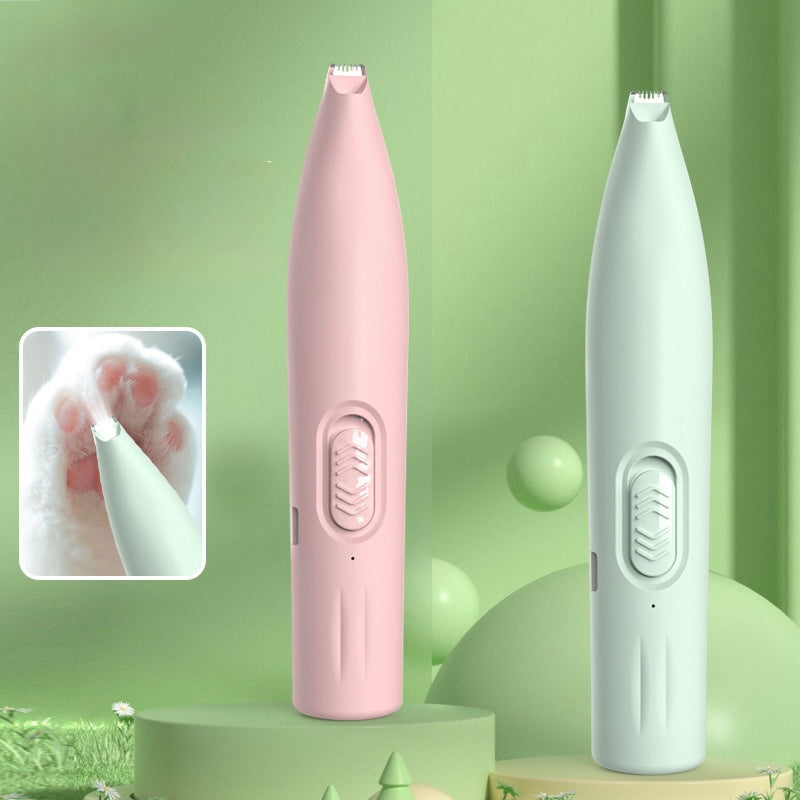 LED Pet Hair Trimmer for Dogs & Cats – Quiet Electric Clipper for Paw, Face & Body Grooming