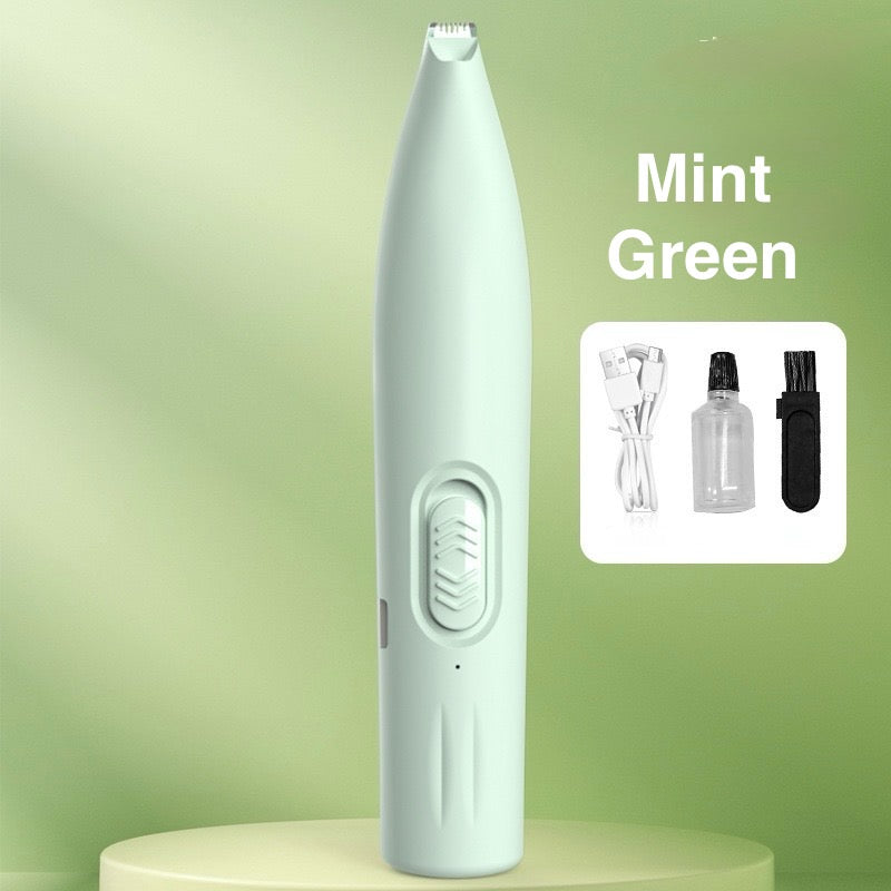LED Pet Hair Trimmer for Dogs & Cats – Quiet Electric Clipper for Paw, Face & Body Grooming