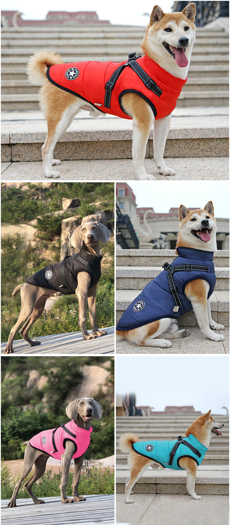 Larege Dog winter Vest