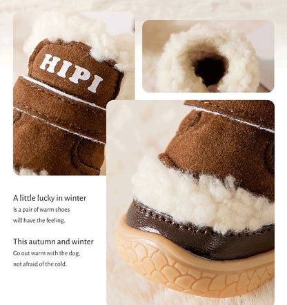 Cozy Fleece Winter Dog 'UGG' Boots