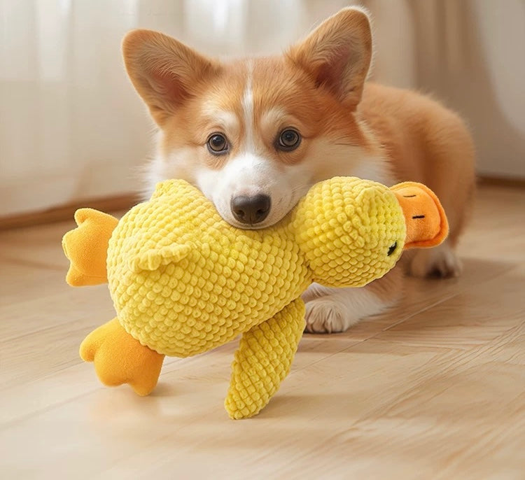 Dog Squeaky Toy for Puppies & Large Dogs – Plush Chew Toy for Boredom Relief, Interactive Sound-Making Pet Toy for Training & Teething