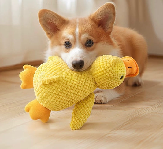 Dog Squeaky Toy for Puppies & Large Dogs – Plush Chew Toy for Boredom Relief, Interactive Sound-Making Pet Toy for Training & Teething