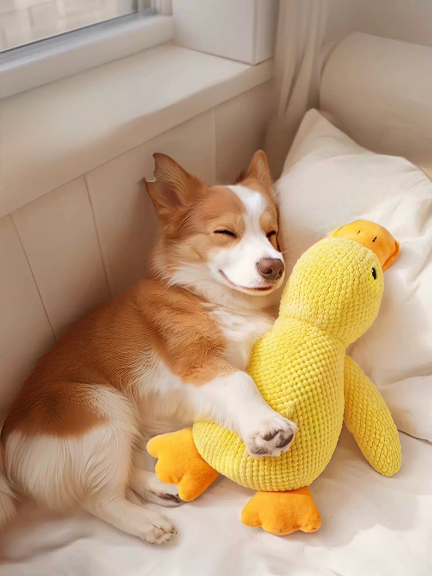 Dog Squeaky Toy for Puppies & Large Dogs – Plush Chew Toy for Boredom Relief, Interactive Sound-Making Pet Toy for Training & Teething