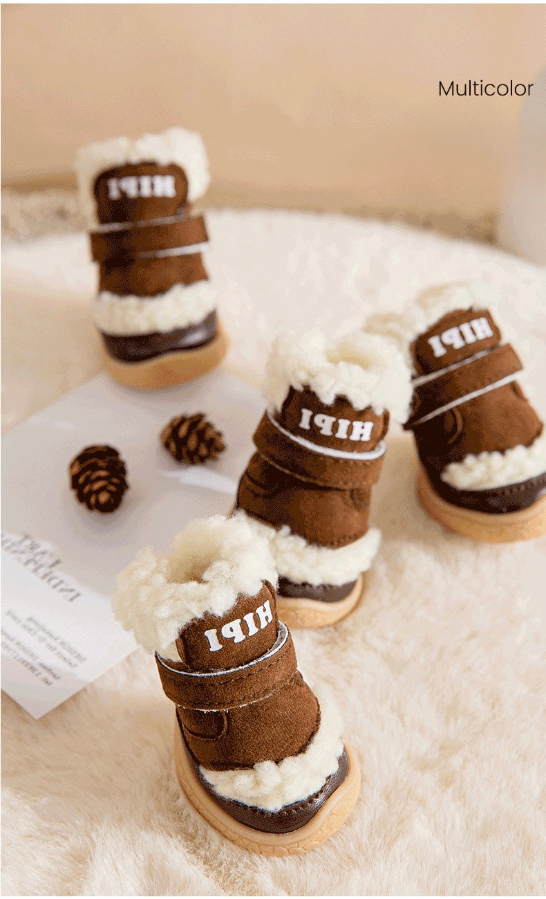 Cozy Fleece Winter Dog 'UGG' Boots