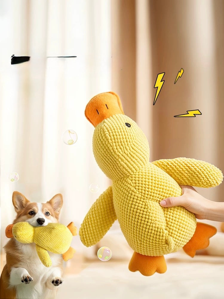 Dog Squeaky Toy for Puppies & Large Dogs – Plush Chew Toy for Boredom Relief, Interactive Sound-Making Pet Toy for Training & Teething