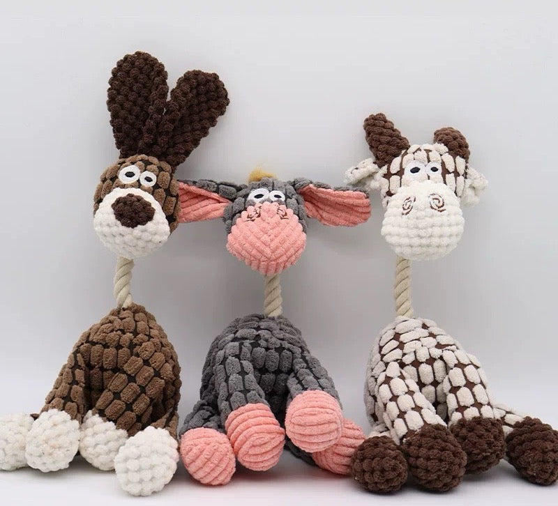 Squeaky Pet ToyDog Squeaky Toy for Puppies & Large Dogs – Plush Chew Toy for Boredom Relief, Interactive Sound-Making Pet Toy for Training & Teething
