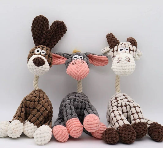 Squeaky Pet ToyDog Squeaky Toy for Puppies & Large Dogs – Plush Chew Toy for Boredom Relief, Interactive Sound-Making Pet Toy for Training & Teething
