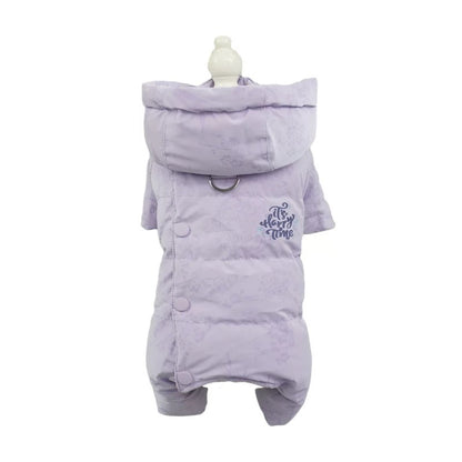 Macaron colored Winter Dog Down Jacket –   Female&Male Dogs/Detachable Hat