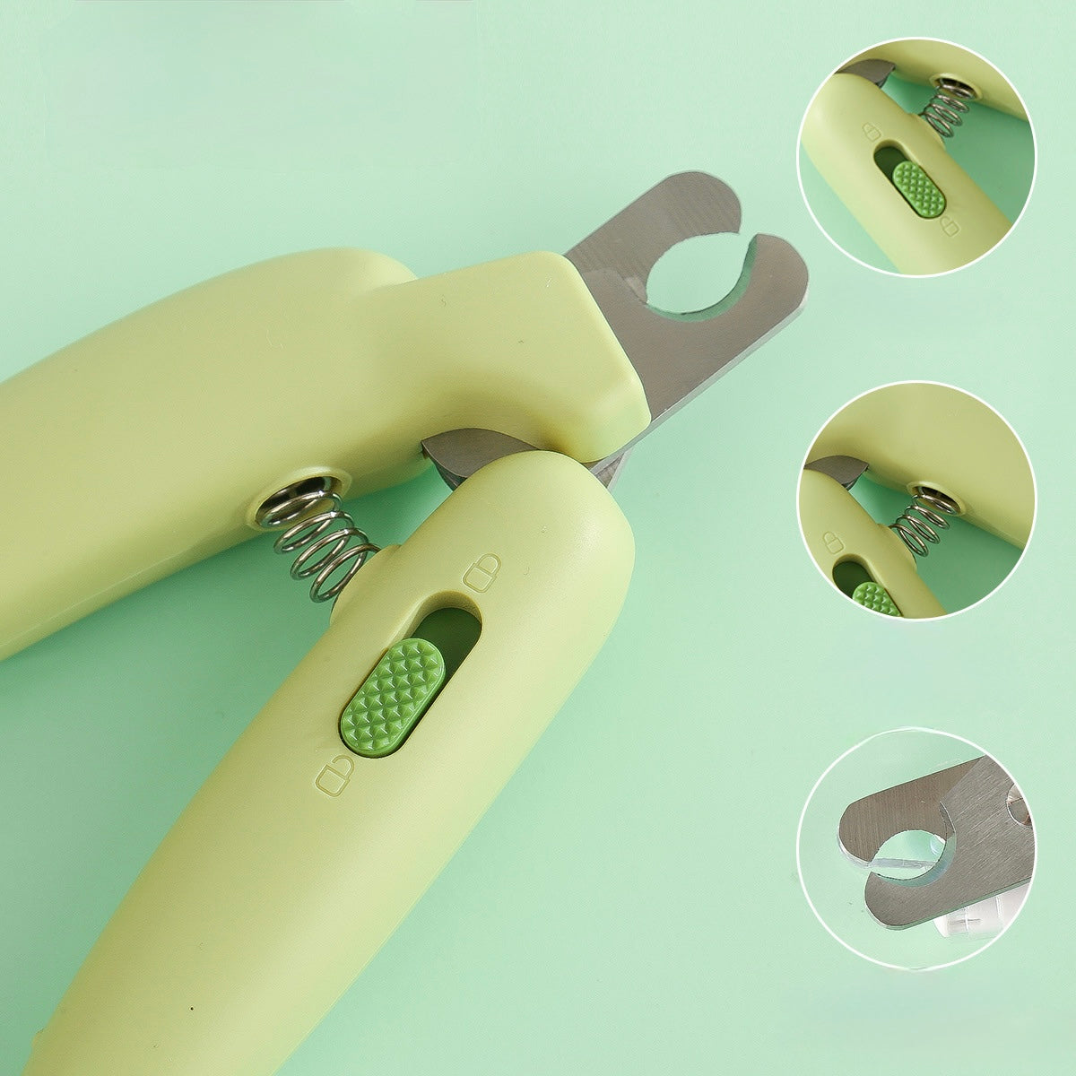 Cat & Dog Nail Clipper – Banana-Shaped Pet Nail Trimmer for Small Dogs, Cats, Rabbits, Anti-Bleed Design