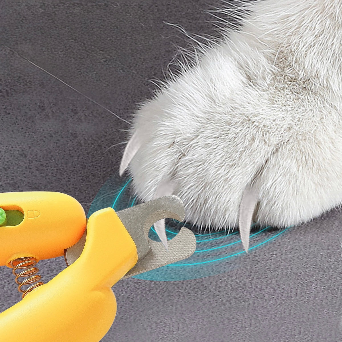 Cat & Dog Nail Clipper – Banana-Shaped Pet Nail Trimmer for Small Dogs, Cats, Rabbits, Anti-Bleed Design