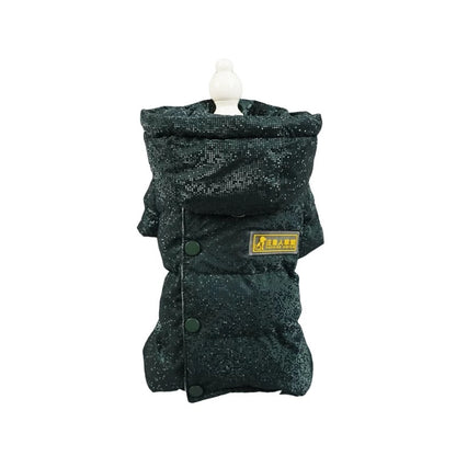 Blingbling Winter Dog Down Jacket- Female&Male Dogs/Detachable Hat