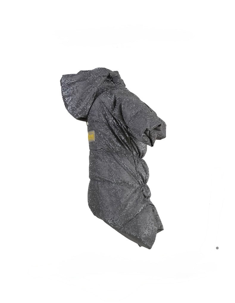 Blingbling Winter Dog Down Jacket- Female&Male Dogs/Detachable Hat