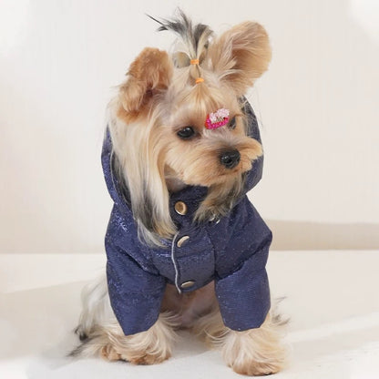 Blingbling Winter Dog Down Top