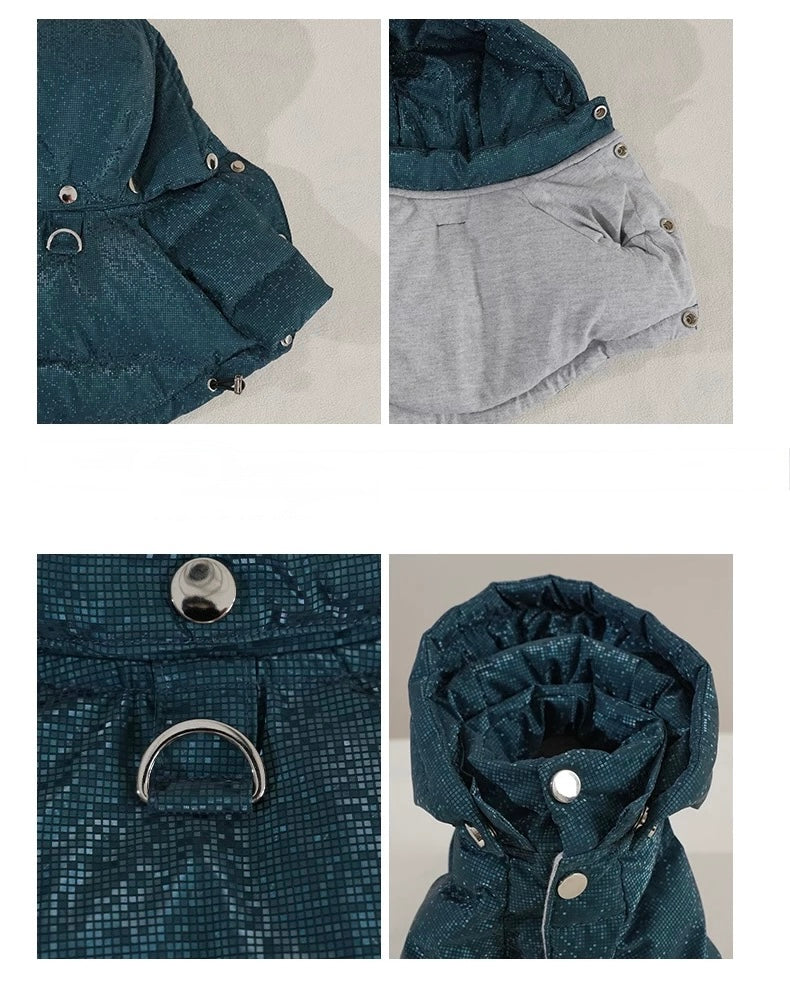 Blingbling Winter Dog Down Top