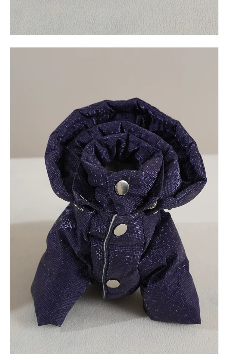 Blingbling Winter Dog Down Top