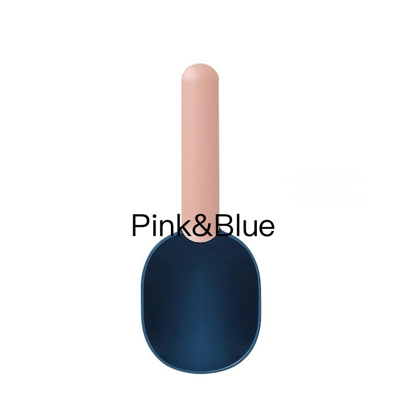 Pet Food Scoop for Dogs and Cats – Dog Food Scoop, Cat Food Scoop with Clip Handle, Food Shovel for Teddy Dogs and Cats
