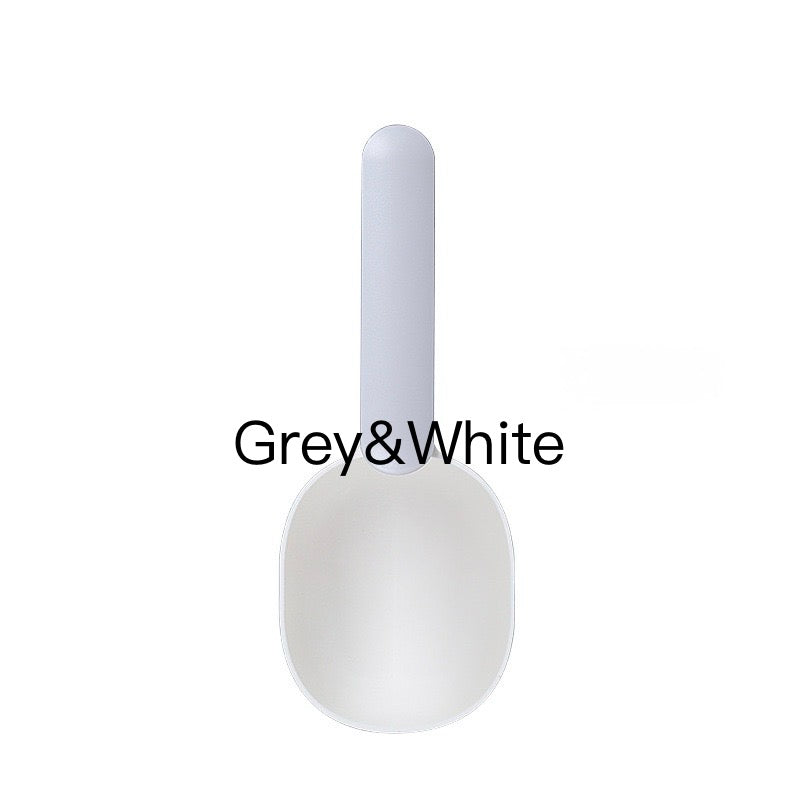 Pet Food Scoop for Dogs and Cats – Dog Food Scoop, Cat Food Scoop with Clip Handle, Food Shovel for Teddy Dogs and Cats