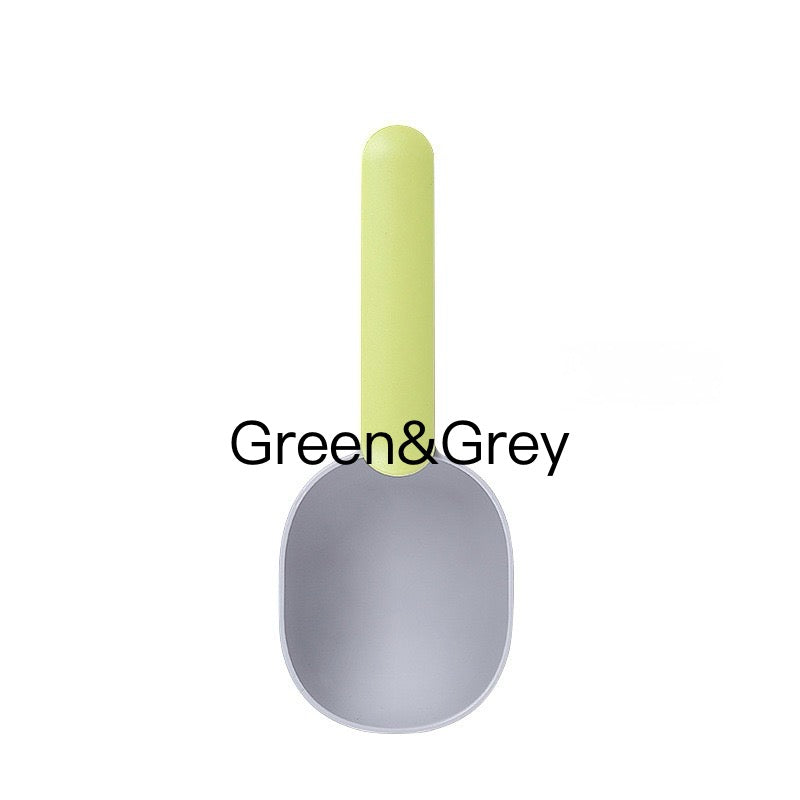Pet Food Scoop for Dogs and Cats – Dog Food Scoop, Cat Food Scoop with Clip Handle, Food Shovel for Teddy Dogs and Cats