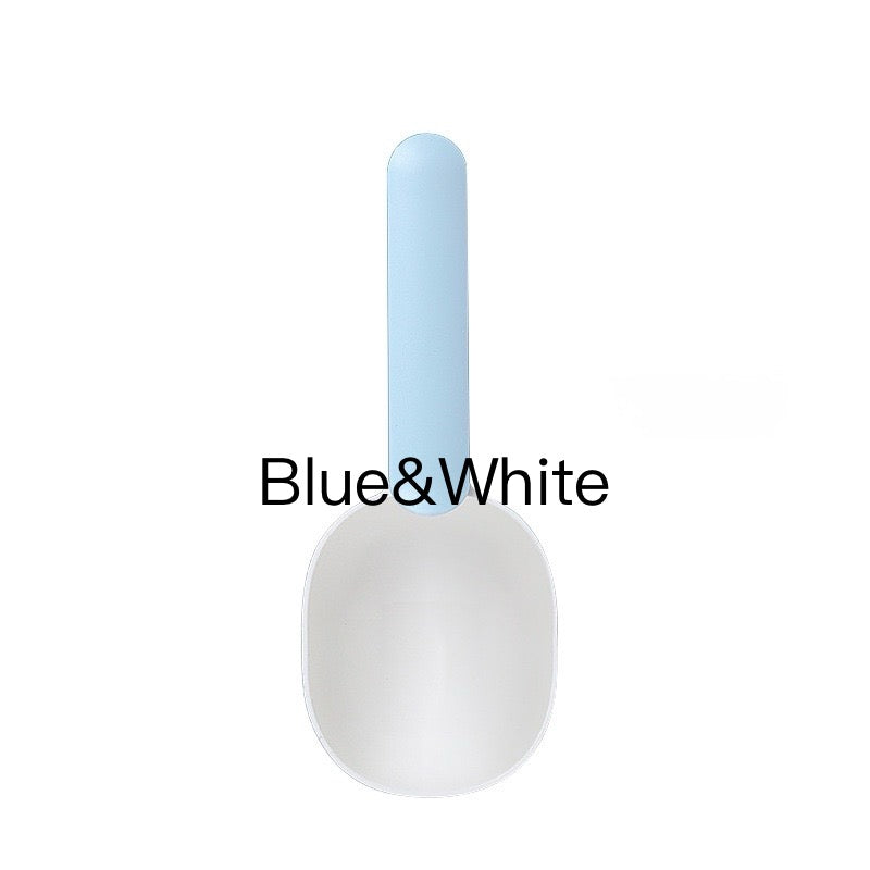Pet Food Scoop for Dogs and Cats – Dog Food Scoop, Cat Food Scoop with Clip Handle, Food Shovel for Teddy Dogs and Cats