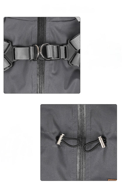 Full-Coverage Dog Raincoat – Waterproof & Windproof Pet Jumpsuit
