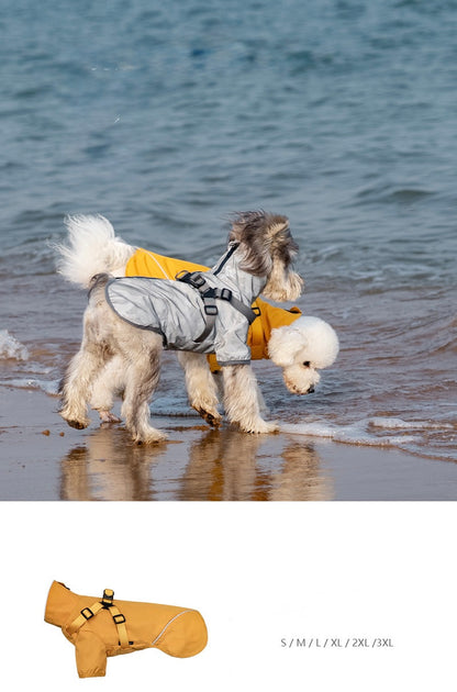 Stylish & Waterproof Dog Raincoat for Small & Medium Breeds