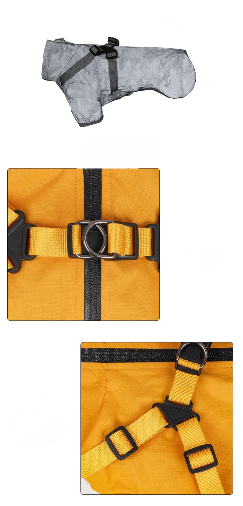Stylish & Waterproof Dog Raincoat for Small & Medium Breeds