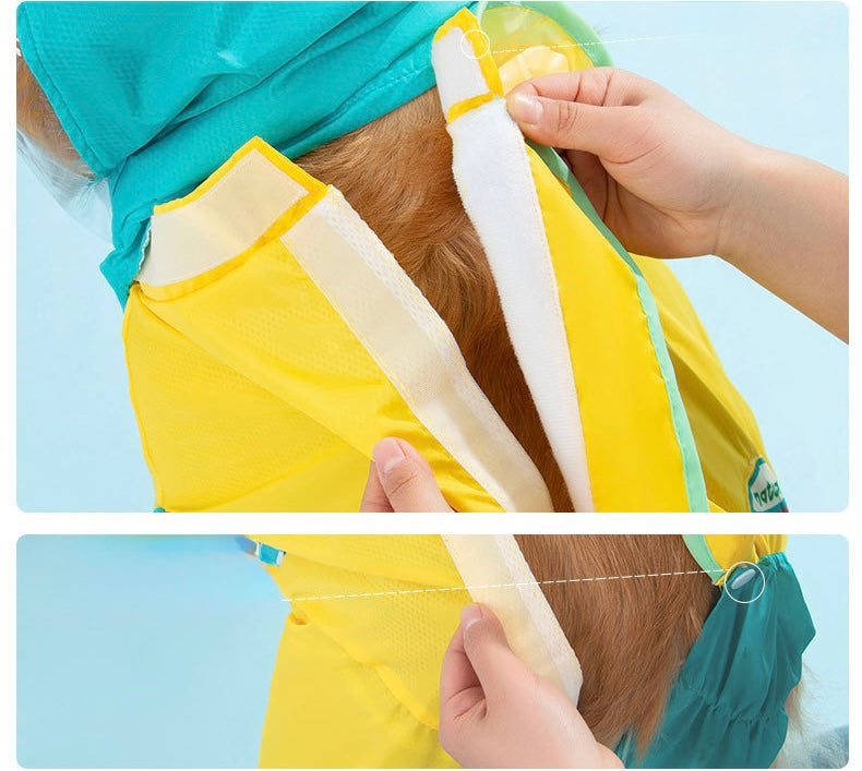 Full-Coverage Dog Raincoat for Medium & Large Breeds