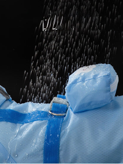 Small dog raincoat with feet