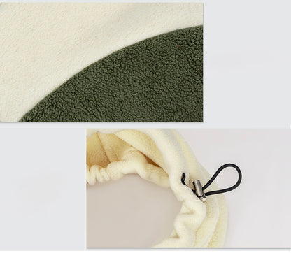 Detachable Hood Windproof Dog Fleece Jumpsuit – 4-Leg Winter Coat