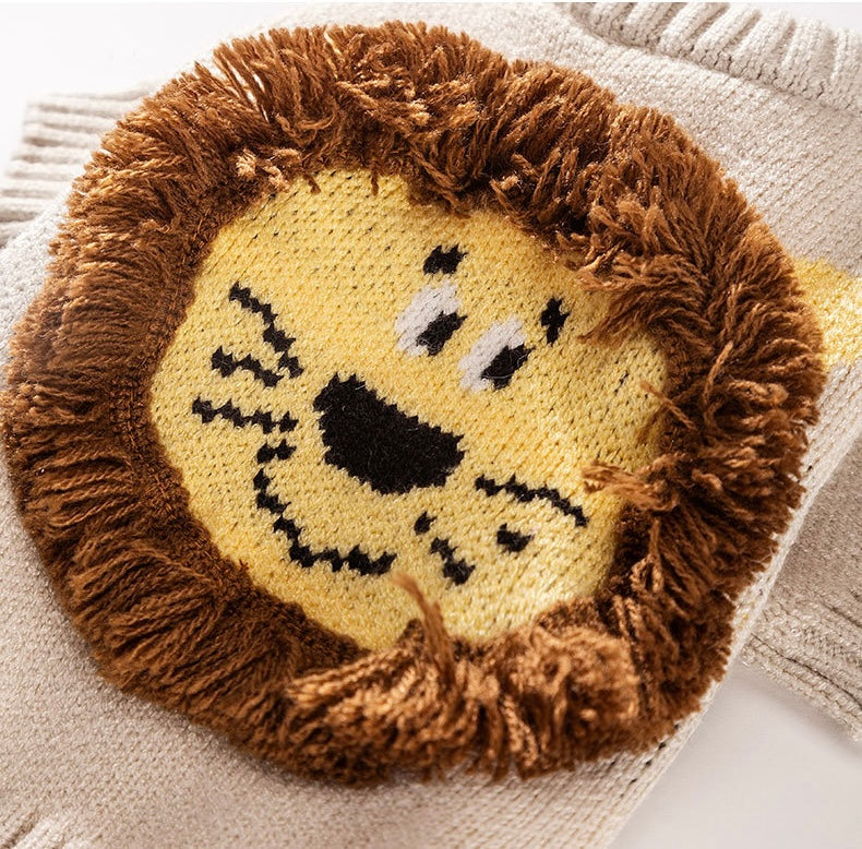 Lion 3D Mane Dog Sweater