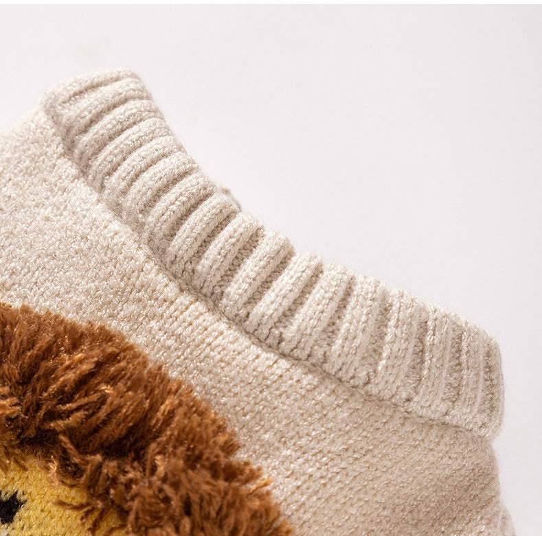 Lion 3D Mane Dog Sweater