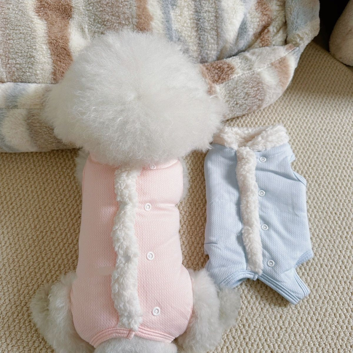 DoubleGuard™ Winter Dog Vest – Fleece-Lined Belly Warmer for Chihuahuas &amp; Puppies