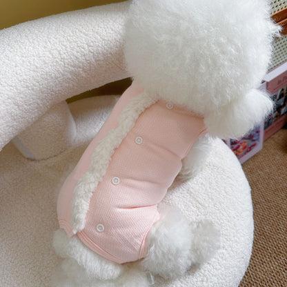 DoubleGuard™ Winter Dog Vest – Fleece-Lined Belly Warmer for Chihuahuas &amp; Puppies