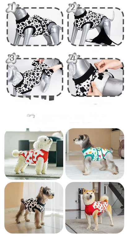 With SafePaws Healing Suit, dog recover safely and comfortably without the risk of licking stitches.