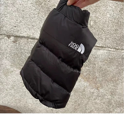 'The Dog Face' dog puffer vest