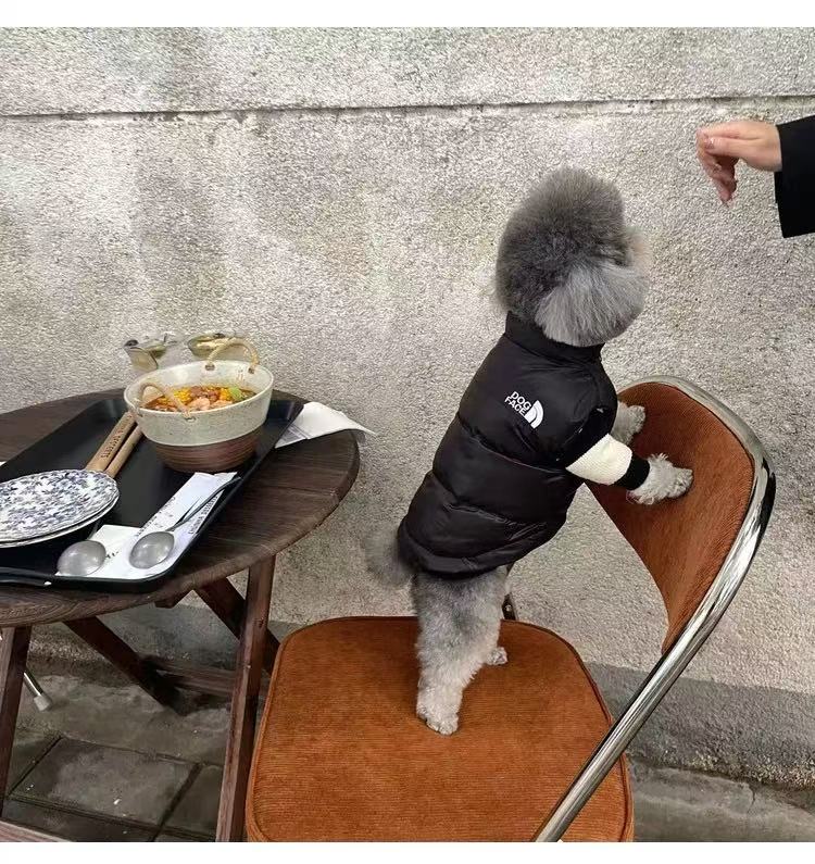 'The Dog Face' dog puffer vest