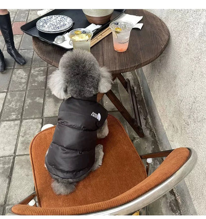 'The Dog Face' dog puffer vest