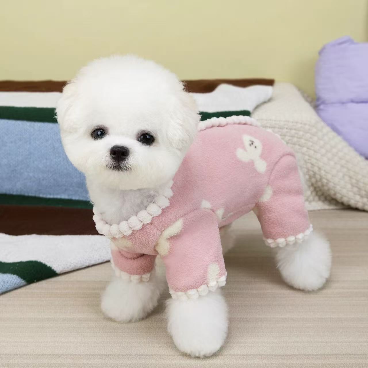 Belly Cover Fleece Jumpsuit