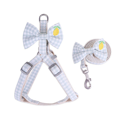 Pet Harness and Leash Set – Lightweight Breathable Vest for Dogs & Cats, Ideal for Walks