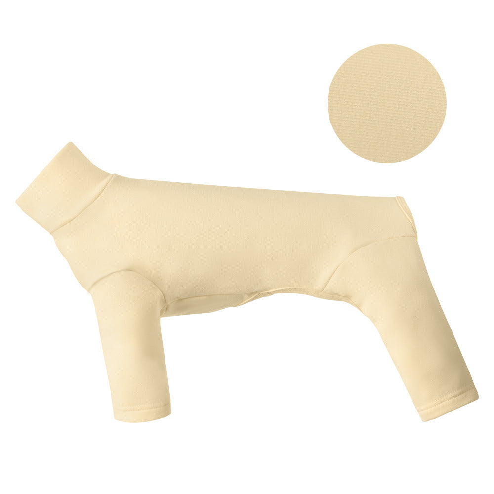 Winter Warm Dog Pajamas w/ 4 Legs - Fleece Lining