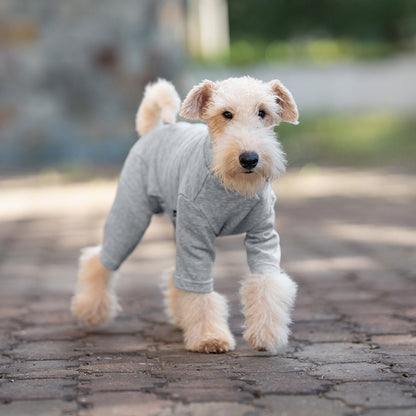 Winter Warm Dog Pajamas w/ 4 Legs - Fleece Lining