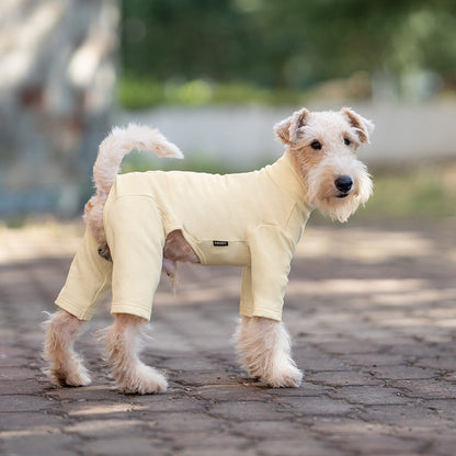 Winter Warm Dog Pajamas w/ 4 Legs - Fleece Lining