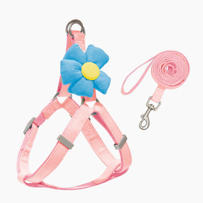 Pet Harness and Leash Set – Lightweight Breathable Vest for Dogs & Cats, Ideal for Summer Walks