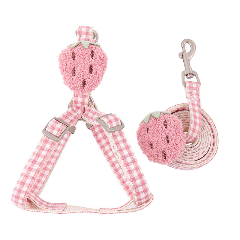 Pet Harness and Leash Set – Lightweight Breathable Vest for Dogs & Cats, Ideal for Summer Walks