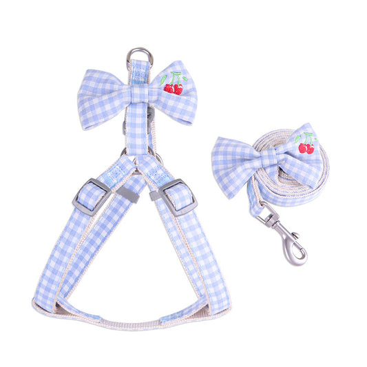 Pet Harness and Leash Set – Lightweight Breathable Vest for Dogs & Cats, Ideal for Walks