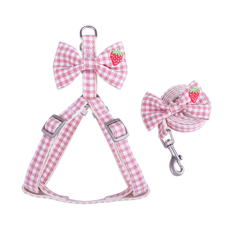 Pet Harness and Leash Set – Lightweight Breathable Vest for Dogs & Cats, Ideal for Walks