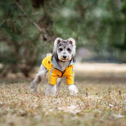 Pet Raincoat with Zipper & Hat