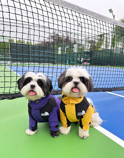 Detachable pet down jacket and softshell coat