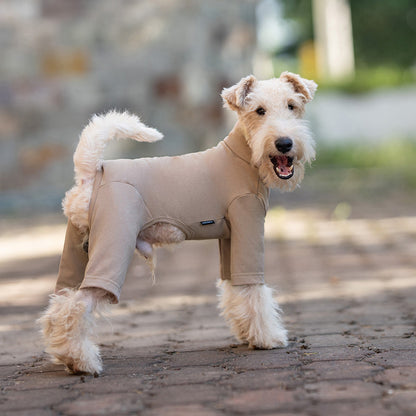 Winter Warm Dog Pajamas w/ 4 Legs - Fleece Lining