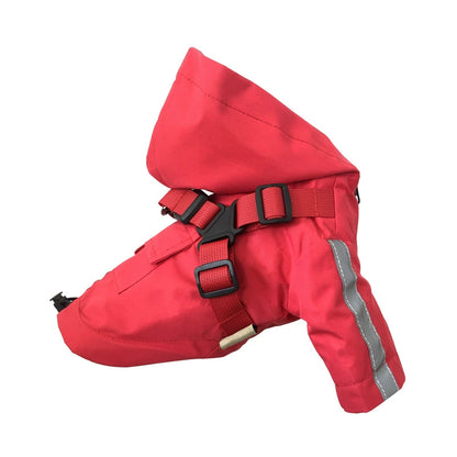 Pet Raincoat with Zipper & Hat